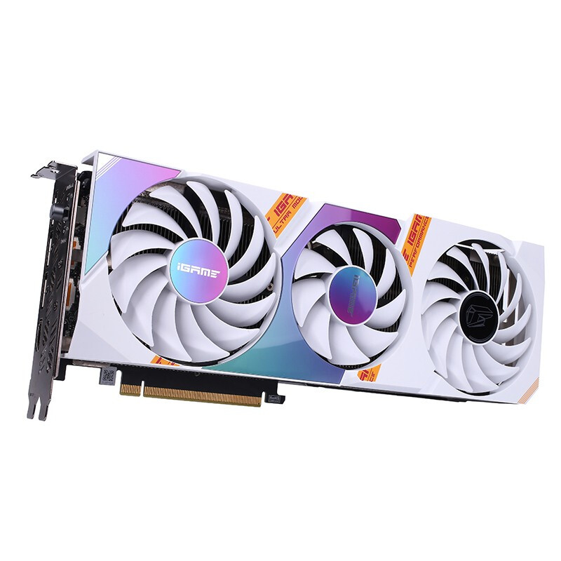 七彩虹（Colorful）iGame GeForce RTX 3070 Ultra W OC 8G 1725-1770Mhz 賽博朋克2077游戲光追電腦白色顯卡