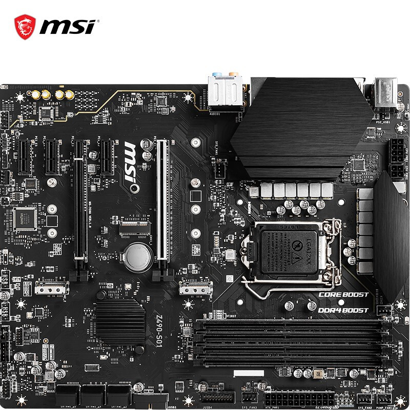 微星(MSI)Z490 S01电脑主板 支持 CPU 10900K/10700K/10600KF（Intel Z490/LGA 1200）