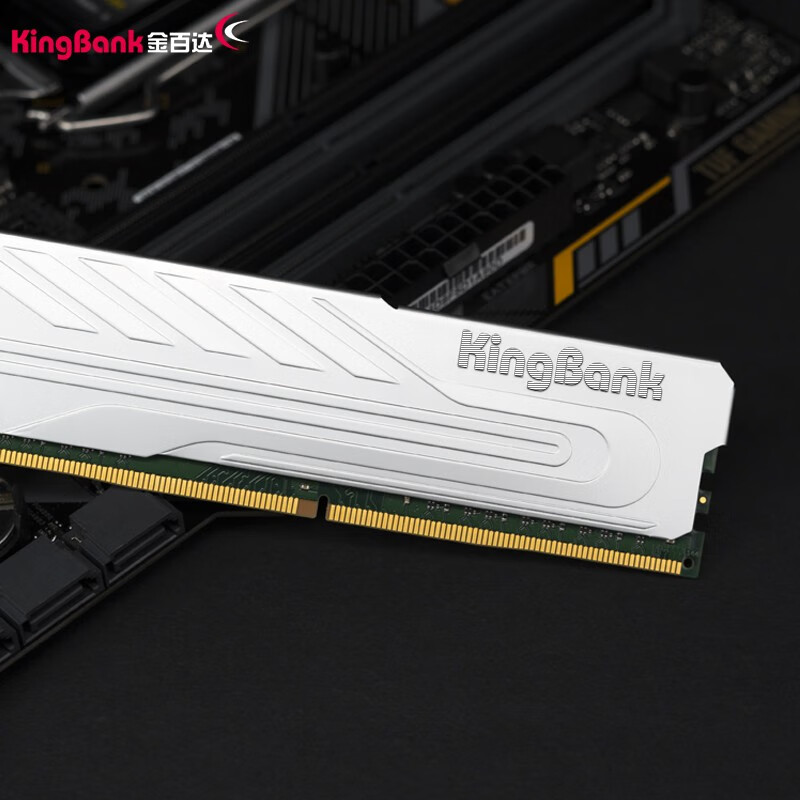 金百达（KINGBANK）8GB DDR4 3200 台式机内存条 黑爵系列 金属散热