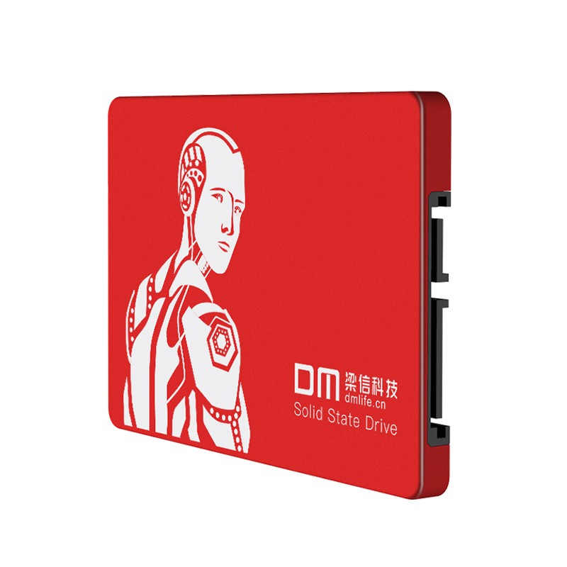 大迈（DM）128GB SATA3.0接口 SSD固态硬盘 F550系列 红色 笔记本台式机电脑高速硬盘