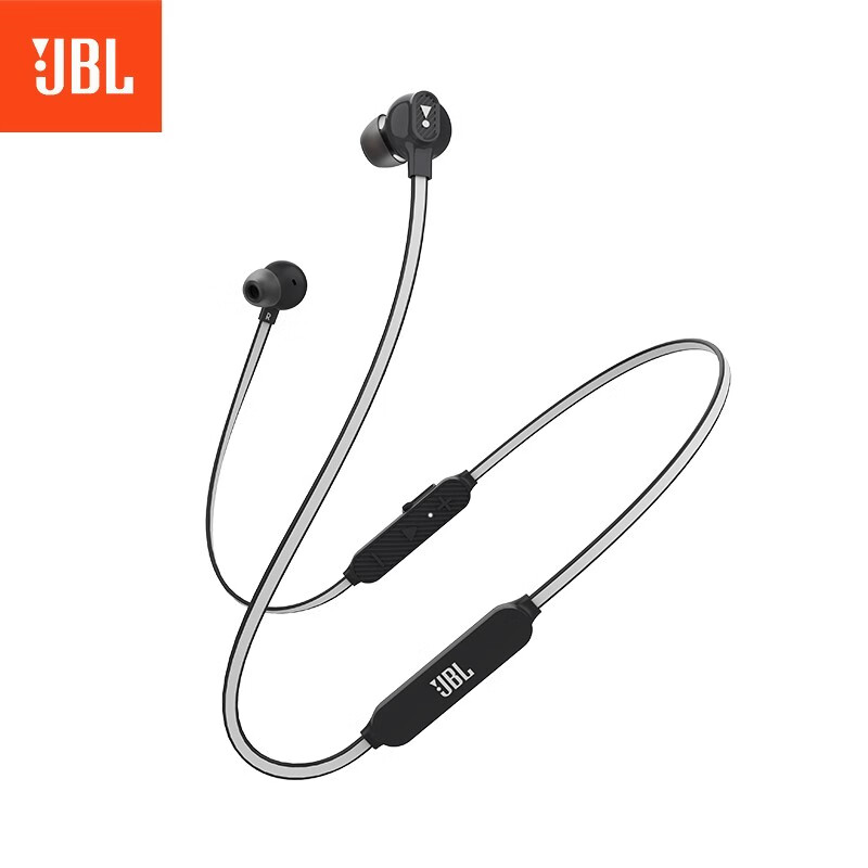 JBL C135BT 入耳式防水防汗无线蓝牙耳机 快充磁吸运动耳机游戏耳机 苹果安卓手机耳机 夜空黑