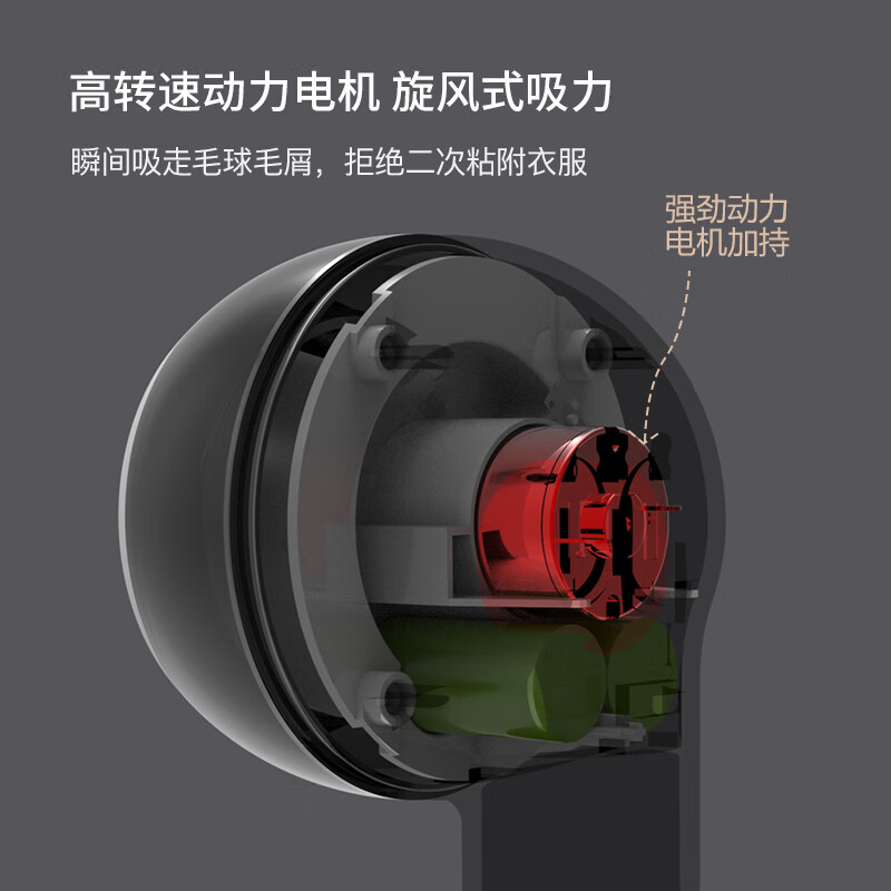 奥克斯（AUX）毛球修剪器去球器剃毛器衣服去毛器剃毛球器除毛器去打毛器 去毛球机神器刮毛器充电式家用 白色【标配】+1刀头