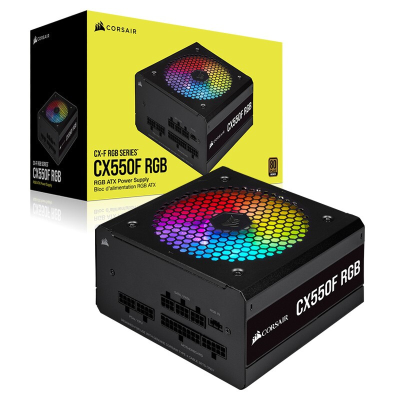 美商海盗船CX550F RGB 黑色怎么样？性价比高吗？