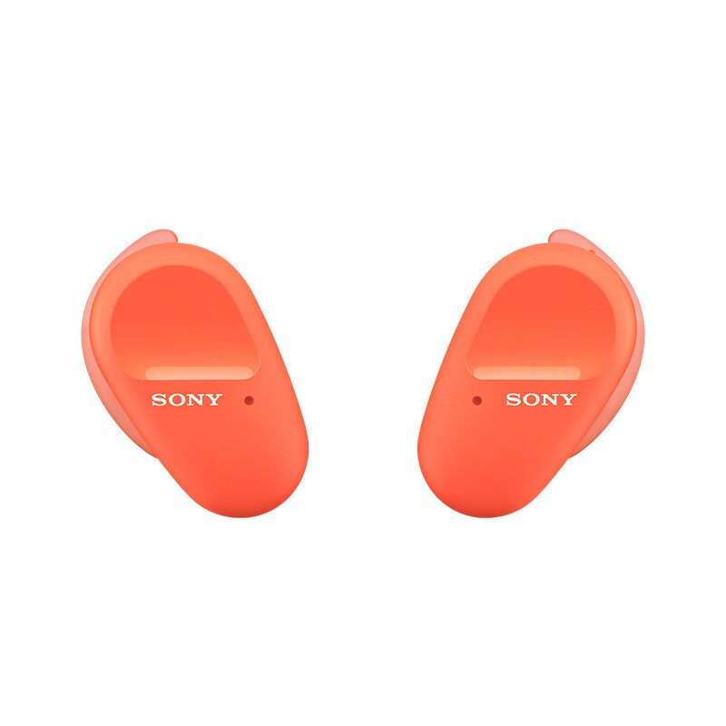 索尼（SONY）WF-SP800N 真无线降噪 运动耳机 支持重低音 跑步健身 IP55防汗防水 橙色