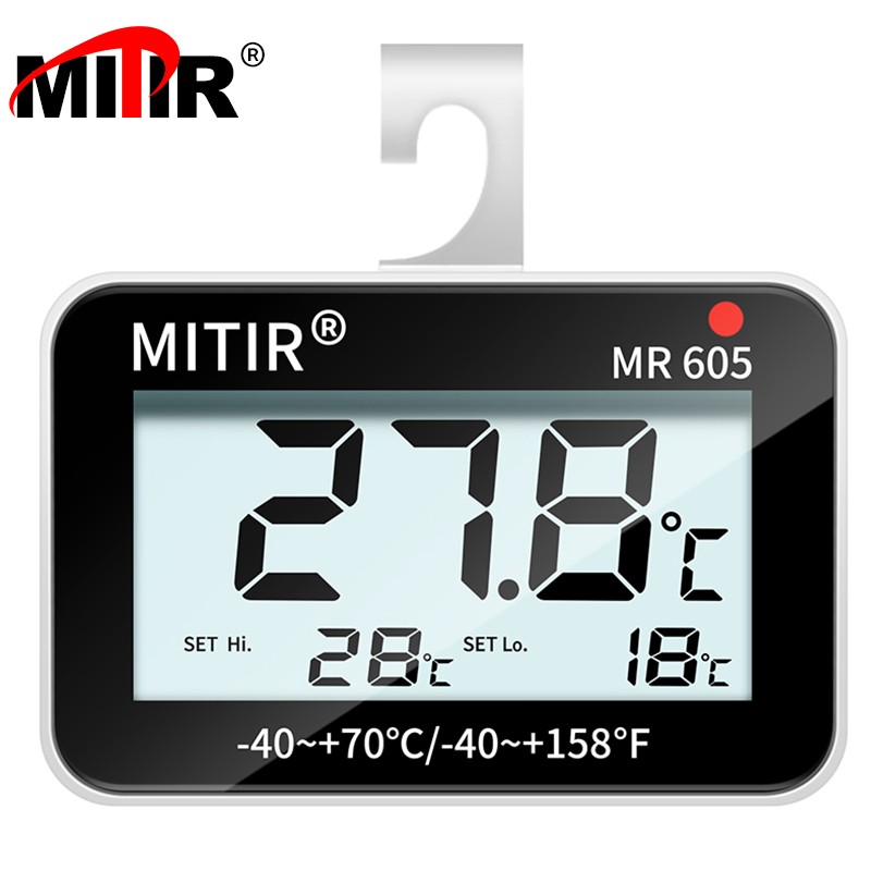 米特尔（MITIR）电子温度计家用冰箱温度计高精度婴儿房室内精准室温计数显温度表 MR605