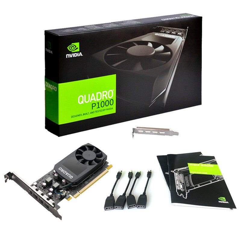 麗臺(tái)（LEADTEK）NVIDIA Quadro P1000 4G GDDR5 128bit/82GBps/CUDA核心640 建模/繪圖/美工設(shè)計(jì)專業(yè)圖形顯卡