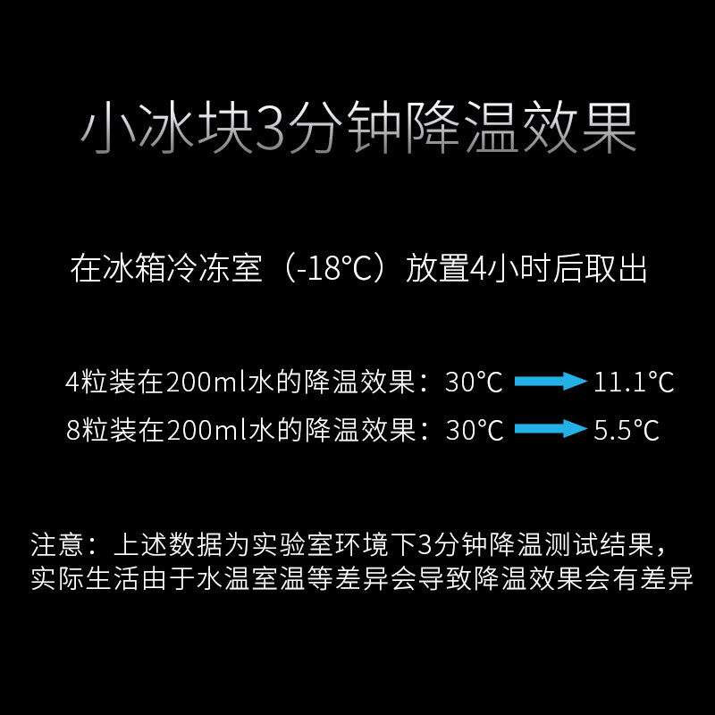 京东京造 冰酒石不锈钢冰块 金属冰粒 创意酒具红酒威士忌饮料降温 4粒装带冰夹