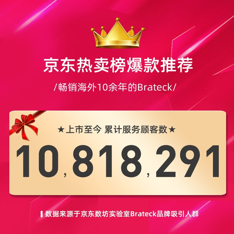 Brateck（43-90英寸）大尺寸电视挂架电视架电视支架伸缩旋转壁挂75/80/85小米华为荣耀等部分通用LPA61-486