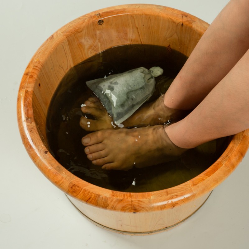 脚医生艾叶陈艾草泡脚包女性洗头家用坐月子小孩洗澡湖北特产蕲春干艾叶500g