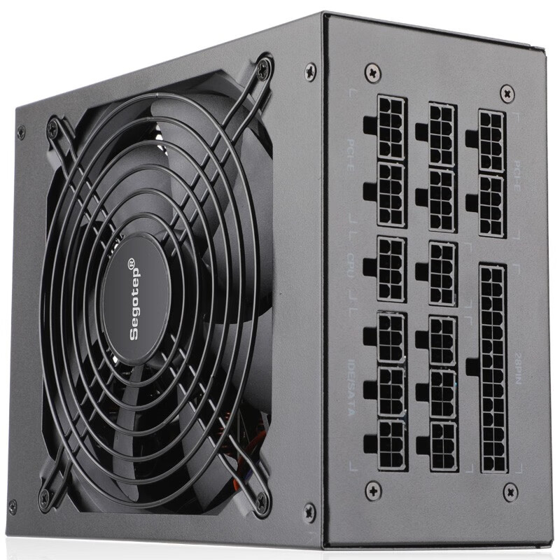 鑫谷（Segotep）额定1000W GP1100G黑金全模组电源（金牌认证/日系电容/五年质保/多显卡游戏电脑电源）