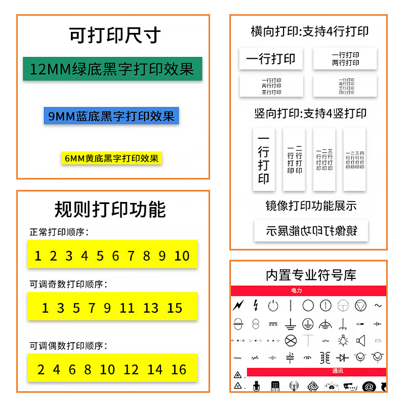 硕方标签机LP5125B卓越版 手持式标签打印机不干胶机房网线缆通信电力标签印字机 LP5125B卓越版