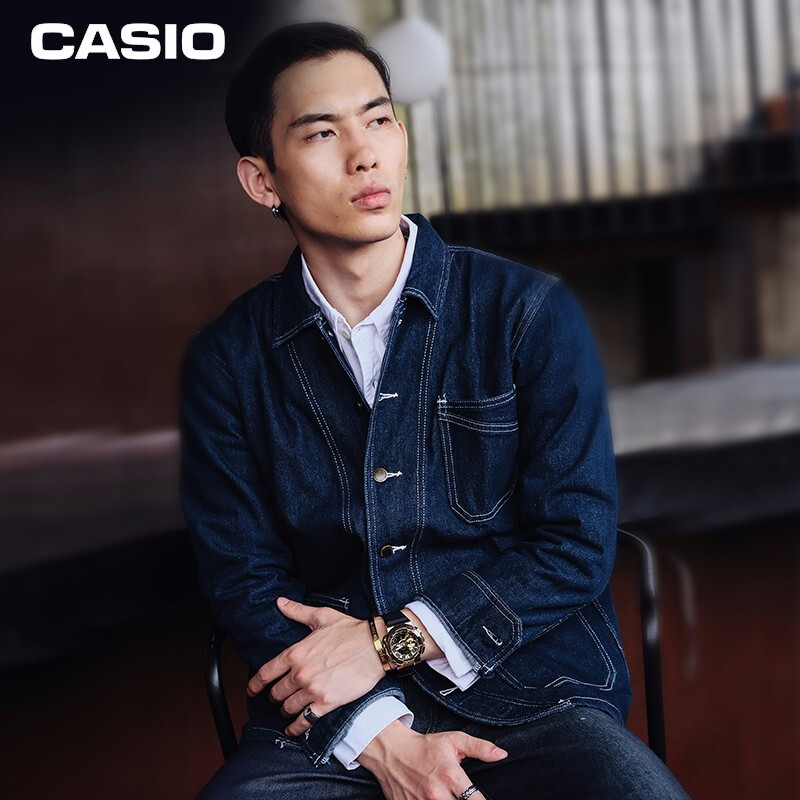 卡西歐（CASIO）手表 G-SHOCK  小鋼炮  王一博代言款金屬表殼系列 防震防磁防水運(yùn)動(dòng)男士手表 GM-110G-1A9