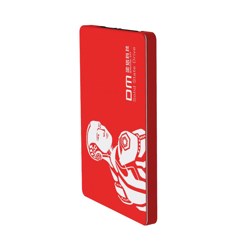 大迈（DM）128GB SATA3.0接口 SSD固态硬盘 F550系列 红色 笔记本台式机电脑高速硬盘