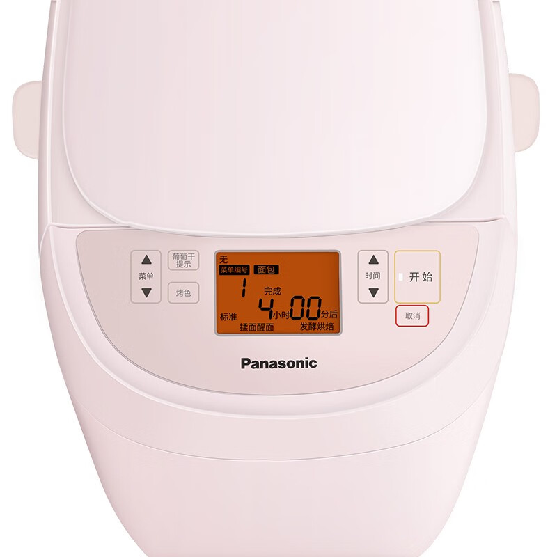 松下（Panasonic） 面包机 粉色 家用1斤 烤面包机 家用 全自动 早餐机 多功能和面 SD-PY100