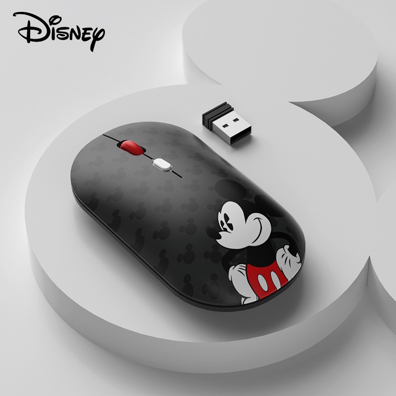 JRC 迪士尼授权 2.4G无线5.0蓝牙双模式鼠标 办公鼠标 对称鼠标 华为苹果小米联想华硕戴尔适用 黑色