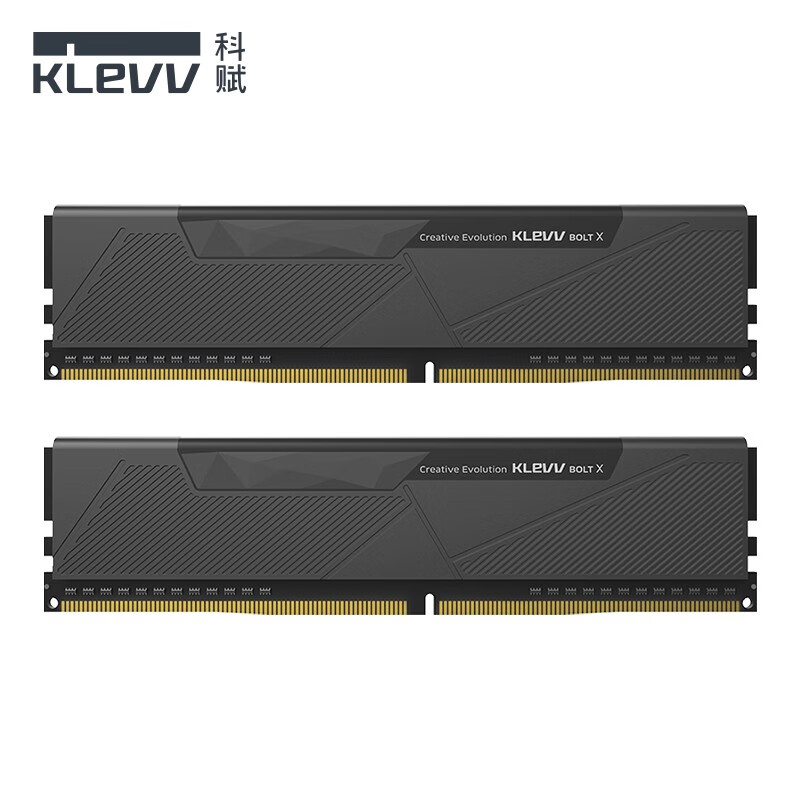 科赋（KLEVV）16GB（8GBx2）套装 DDR4 3200 台式机超频内存条 雷霆BOLT X系列