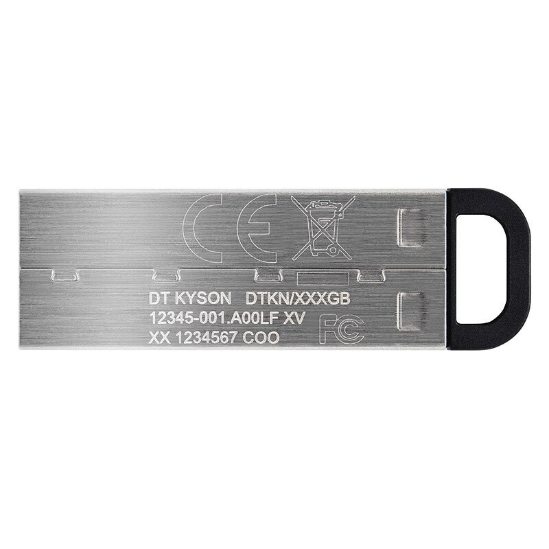 金士顿（Kingston）128GB USB 3.2 Gen 1 U盘 DTKN 金属外壳 读速200MB/s 个性化自定义定制