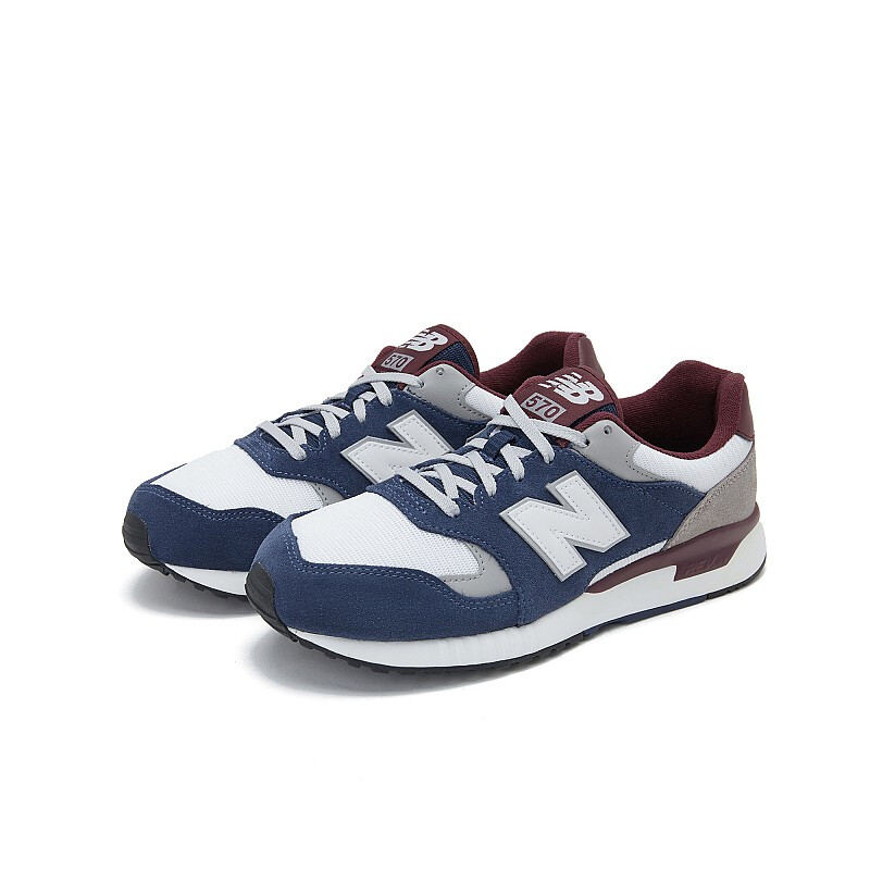 newbalance 2020新款男款女款570系列ml570ats复古休闲鞋 藏青/白色