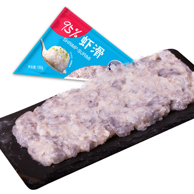 寬達 鮮蝦滑 150g/袋 蝦肉含量95% 火鍋食材關(guān)東煮火鍋丸子 海鮮水產(chǎn)生鮮