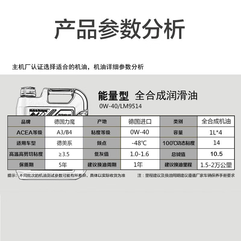 力魔0w40和5w30哪个好？区别有没有？