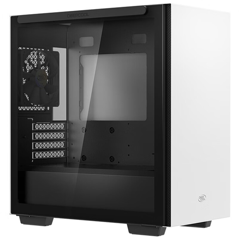 九州风神（DEEPCOOL） 魔方110磁吸式电脑机箱 白色款（水冷机箱/磁吸侧板/内置显卡支架）