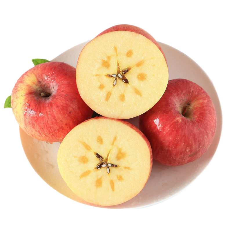 正宗新疆红富士苹果水果新鲜冰糖心整箱阿克礼盒装新鲜苏脆苹果时令水果 净果4.5kg装（15-18粒)