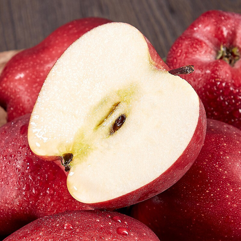 潘苹果 甘肃天水花牛苹果4kg装 铂金果 单果240g以上 新鲜水果 年货礼盒