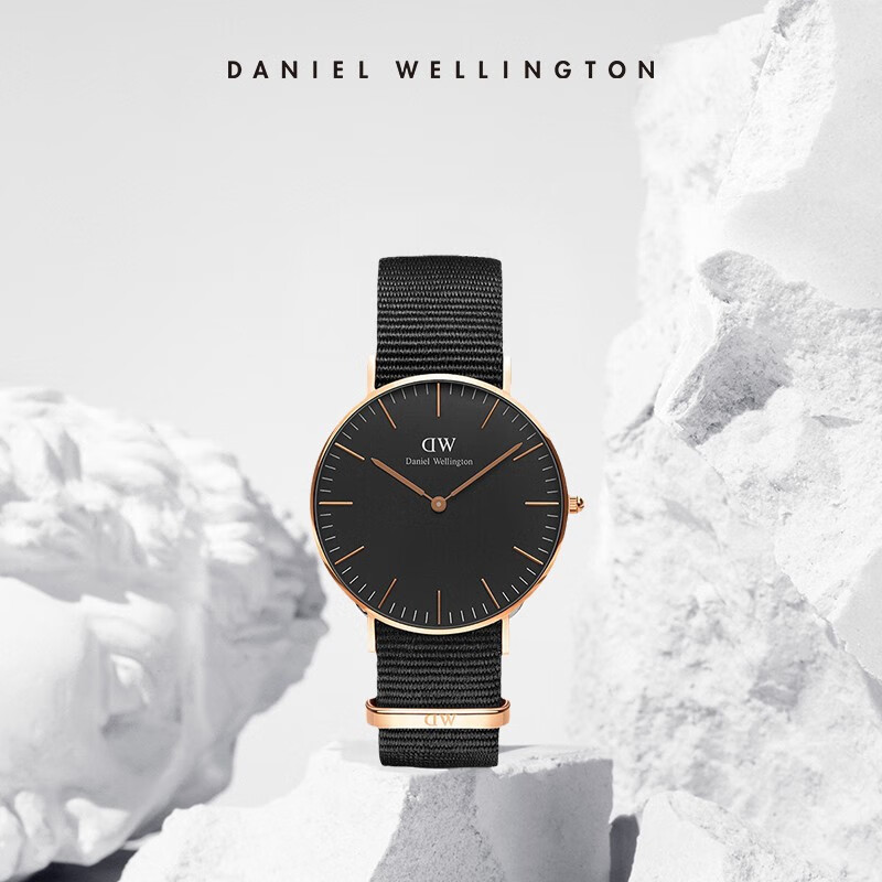 【情人节礼物】丹尼尔惠灵顿(DanielWellington)DW手表 男女情侣表36mm尼龙带超薄欧美石英腕表DW00100150