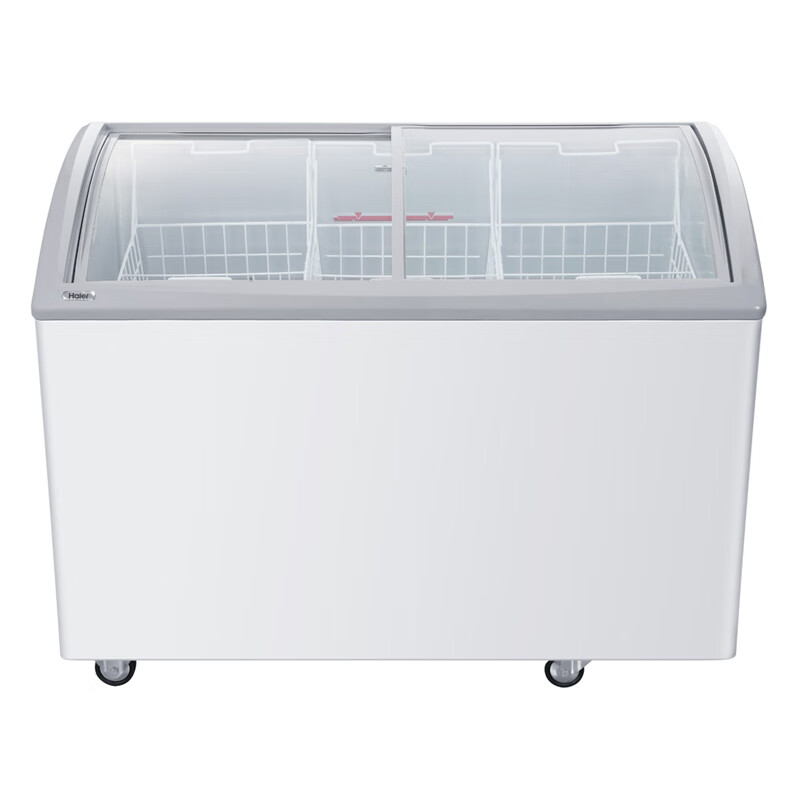 海尔 Haier 330升商用冷藏冷冻转换冰柜 圆弧玻璃门展示冷柜 SC/SD-330HDS