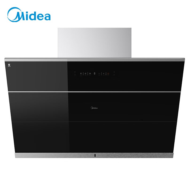 美的（Midea）侧吸式油烟机 21立方爆炒大吸力 自动开合 wifi智控 CXW-280-JJD1