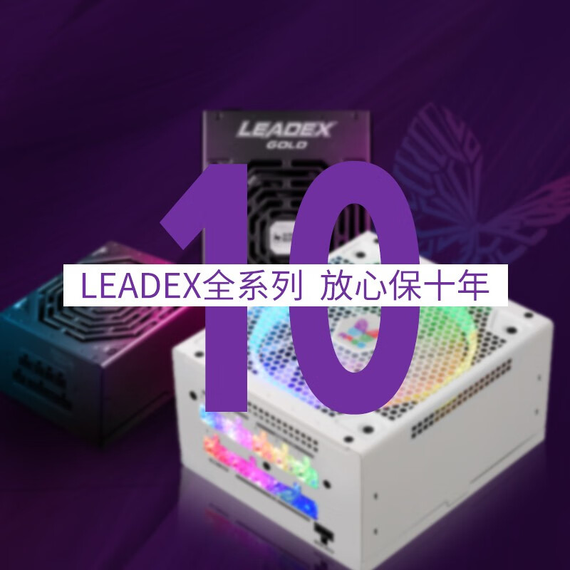 振华（SUPER FLOWER）额定650W LEADEX ARGB 650W 电脑电源（十年质保/80PLUS金牌/发光模组/16种灯色模式）