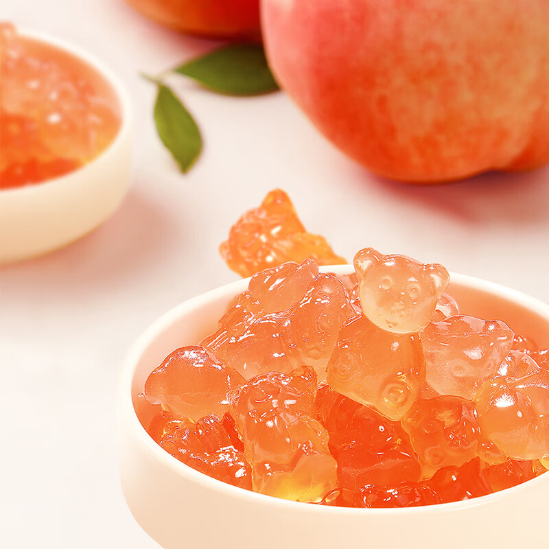 认真分析贝欧宝活性益生菌软糖营养糖果零食年货送礼年糖橡皮糖水蜜桃