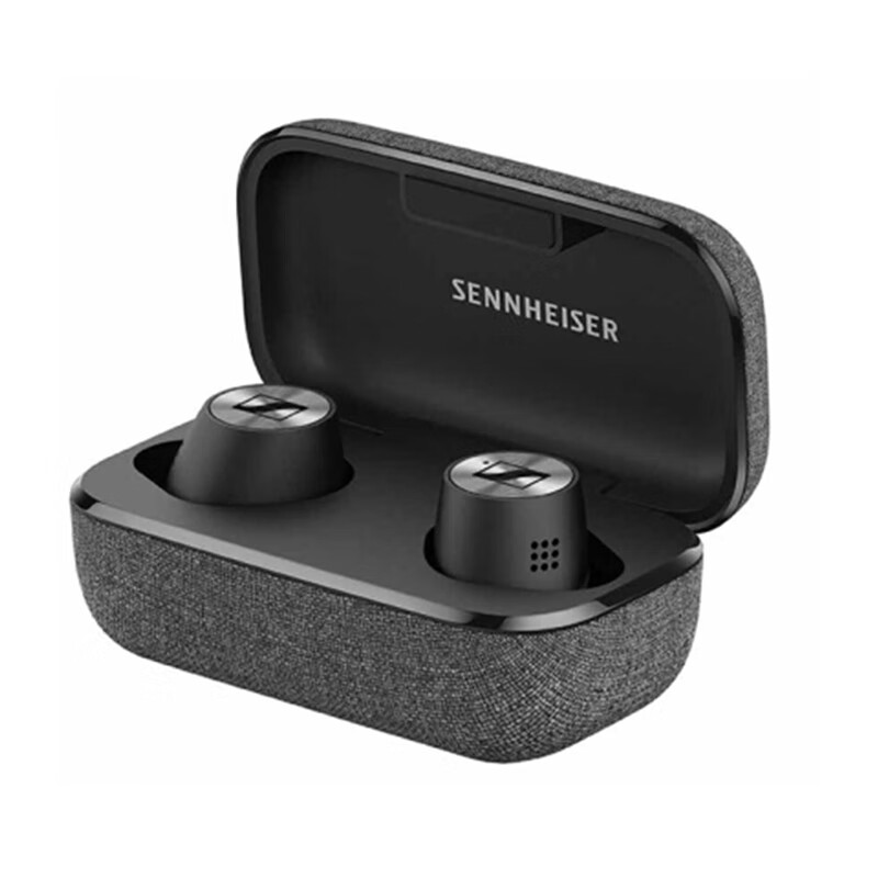 森海塞尔（Sennheiser）Momentum真无线二代无线蓝牙HIFI入耳式耳机 主动降噪 28小时电池续航 黑色
