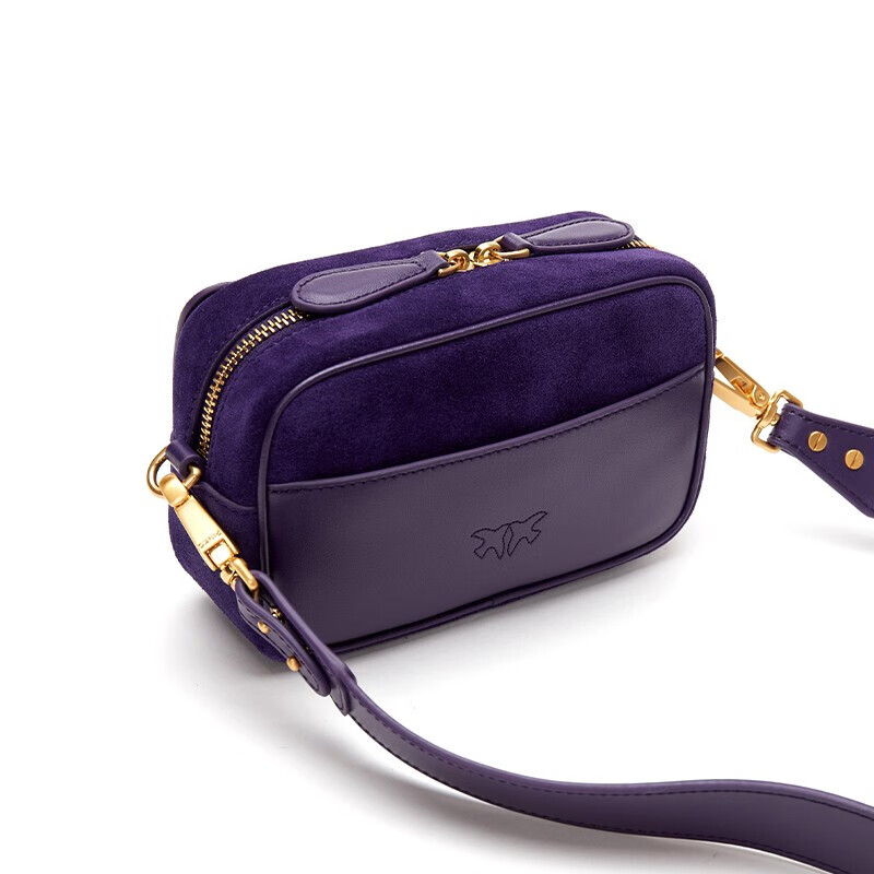 pinko1p21xry6je紫色包紫色燕子包燕子奢侈品飞鸟单肩