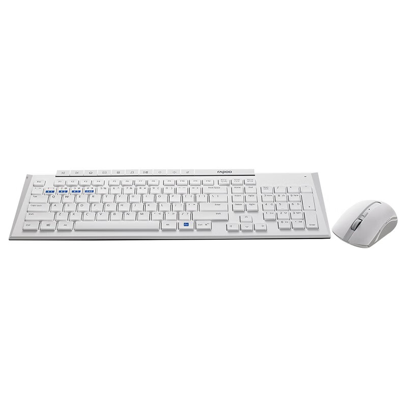 雷柏（Rapoo） X336M 键鼠套装 无线蓝牙键鼠套装 办公键盘鼠标套装  多模无线键盘 蓝牙键盘 白色