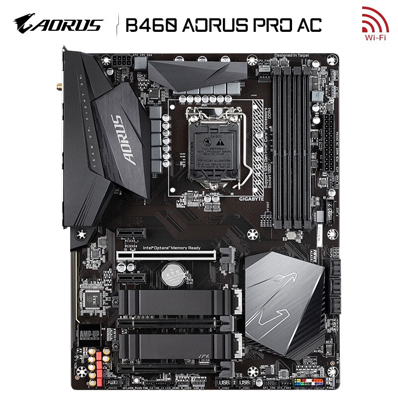 技嘉 B460 AORUS PRO AC 主板 支持WIFI/3070/3080/10600KF/10700F/10700(Intel B460/LGA 1200)