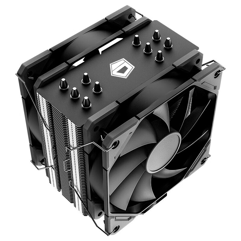 ID-COOLING SE-50 五熱管雙風(fēng)扇鍍鎳塔式側(cè)吹CPU散熱器 多平臺(tái)金屬扣具溫控高風(fēng)壓性能版風(fēng)扇