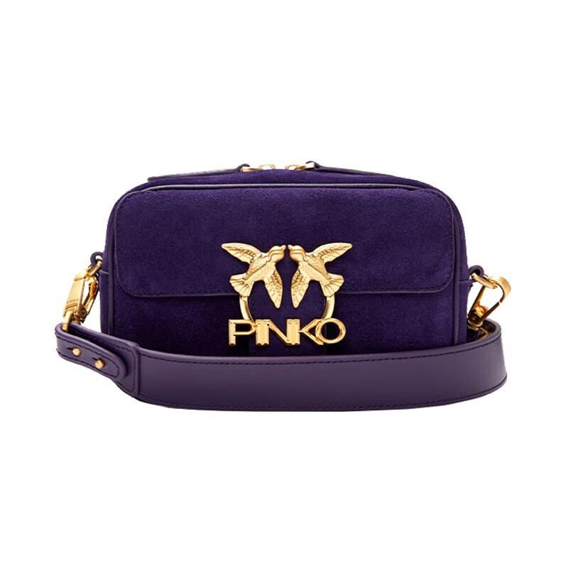 pinko1p21xry6je紫色包紫色燕子包燕子奢侈品飞鸟单肩