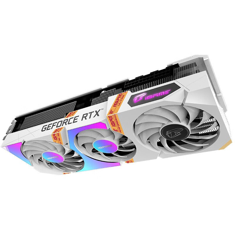 七彩虹（Colorful）iGame GeForce RTX 3080 Ultra W OC 10G 1710-1755MHz 赛博朋克2077游戏电脑白色显卡