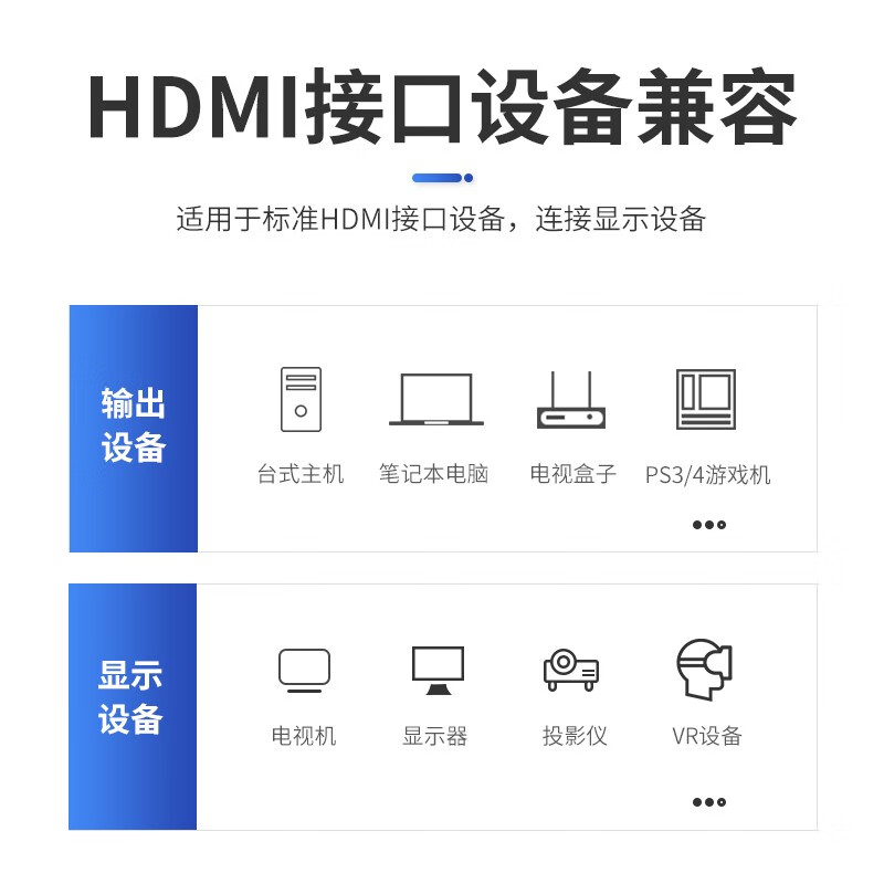 优越者 (UNITEK)HDMI线2.0版 电视盒子机顶盒显示器视频线 4K/3D数字电脑连接线 20米 C1046BK