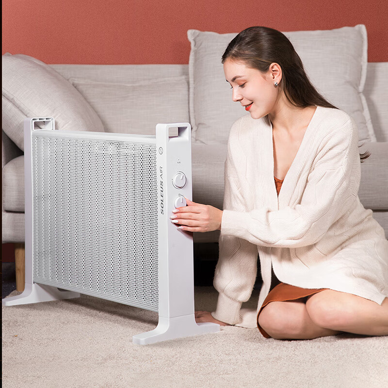美国舒乐氏（SOLEUSAIR）取暖器/电暖器/家用暖风机 静音速热电热膜 节能省电智能温控电暖气 均衡升温