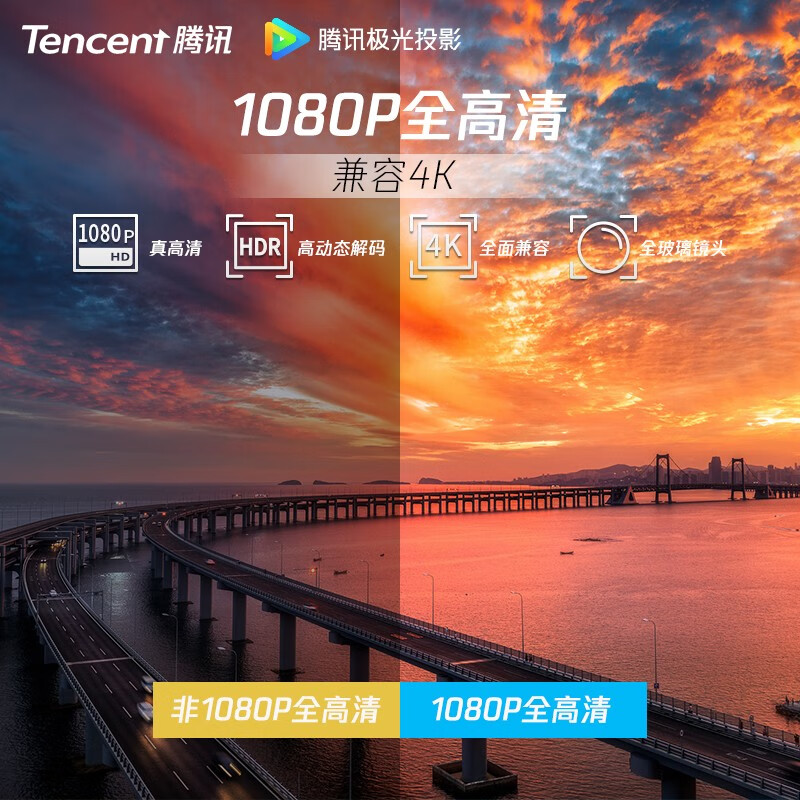 腾讯极光投影t2哪个好？区别大不大？