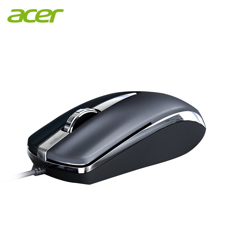 宏碁(acer) 有线鼠标 USB即插即用 微声降噪版