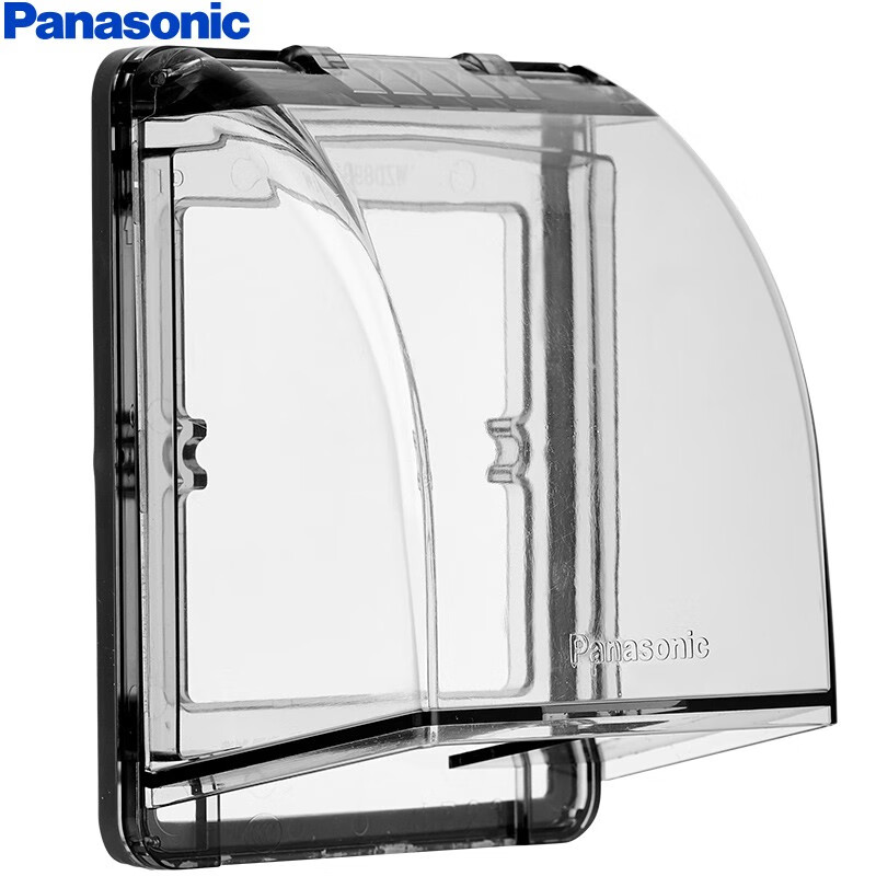 松下（ Panasonic）开关插座 防水盒通用透明86型防水开关面板盒 防溅盒防水罩插座浴室 WZD8991