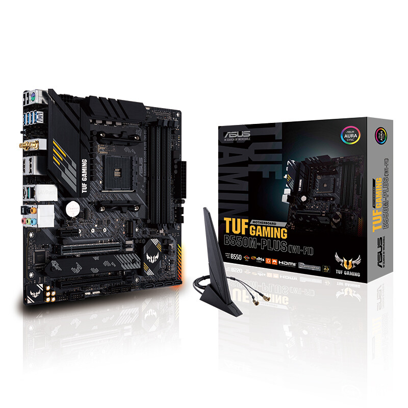 華碩（ASUS）TUF GAMING B550M-PLUS (WI-FI) 重炮手主板 支持 CPU 5600X/5800X（AMD B550/socket AM4）