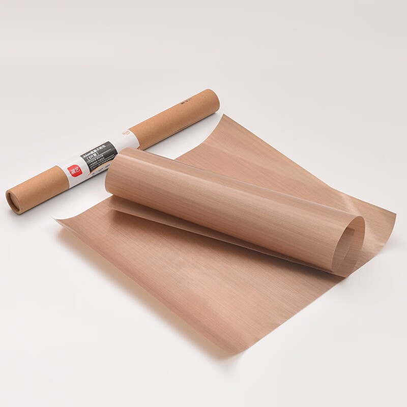 展艺 不沾布烤盘烤箱垫纸食品垫布烘焙家用工具反复使用耐高温油纸2片装 33cmx33cm