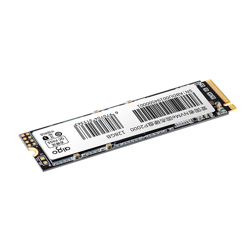 爱国者 (aigo) 128GB SSD固态硬盘 M.2接口(NVMe协议) P2000 读速可达1800MB/s