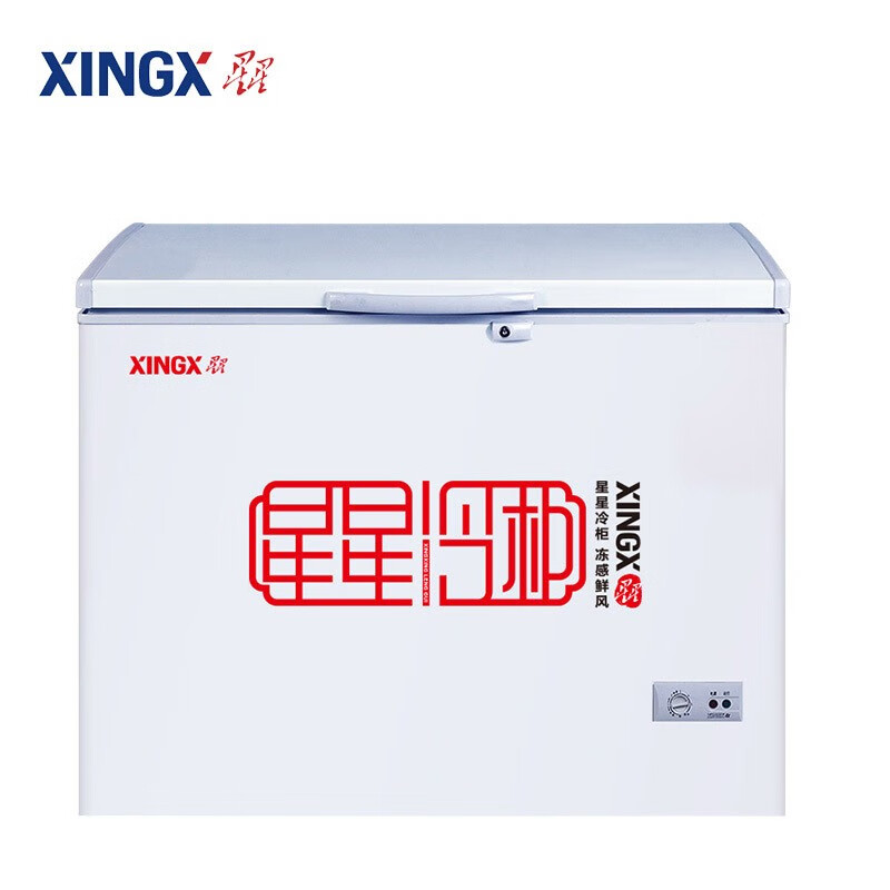 星星（XINGX） 219升 商用家用單溫單箱冰柜 冷藏冷凍轉(zhuǎn)換冷柜 頂開門冰箱 BD/BC-219E