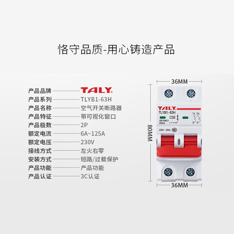 TALYTLYB1(DZ47)-2P32A怎么样？属于什么档次？