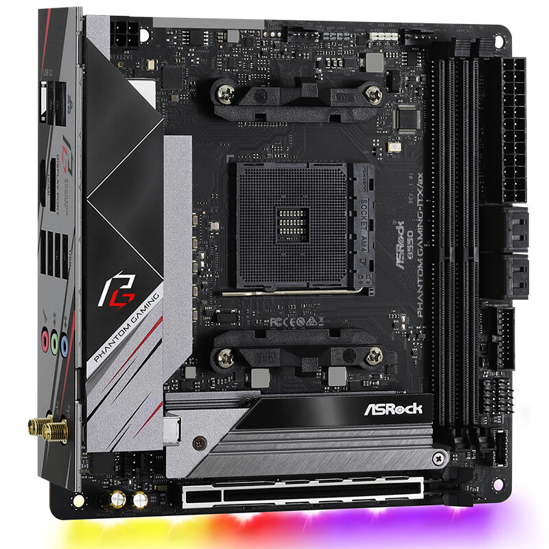 华擎（ASRock）B550 Phantom Gaming-ITX/ax主板 支持 CPU 3700X/3800X/3900X/3950X（AMD B550/Socket AM4）